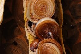 Steak-Sandwich mit Bürgermeisterstück von Château Boeuf