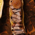 Steak-Sandwich mit Bürgermeisterstück von Château Boeuf