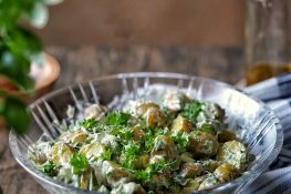 Kartoffelsalat mit Drillinge-Kartoffeln – der beste Kartoffelsalat der Welt