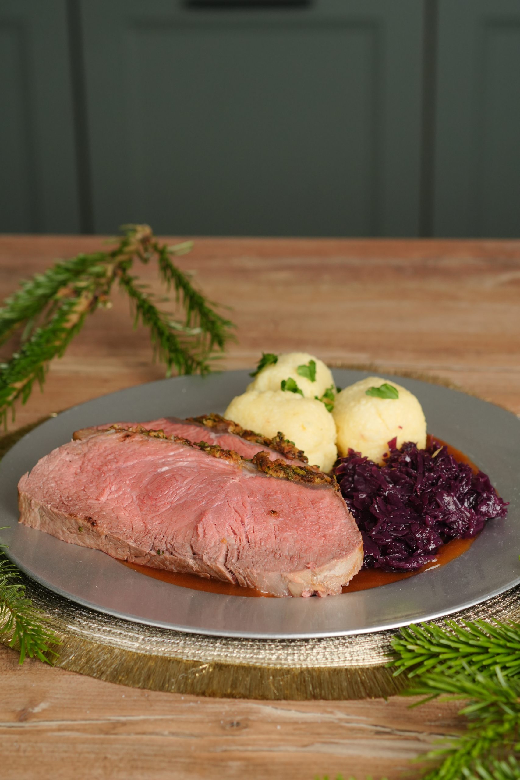 Roastbeef mit Lebkuchenkruste